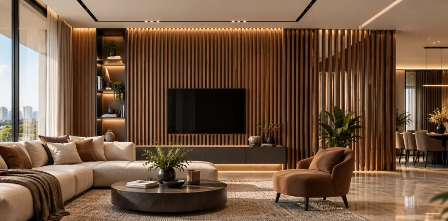 Fluted Panels & Louvers: Creating Depth, Texture and Character in Modern Interiors